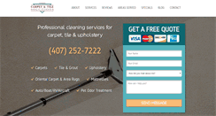 Desktop Screenshot of cleaningorlandocarpet.com